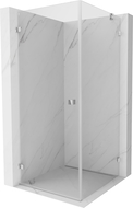 Mexen Lunar-B cabină de duș batantă stânga 70 x 70 cm, transparent, crom - 832-070-070-01-00-L