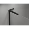 Mexen Mist L ușă de duș rabatabilă dreaptă 120 cm, grilaj negru, negru - 8A4L-120-000-70-77-P