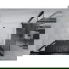 Mexen Apia cabină de duș extensibilă 90 x 90 cm, transparent, Neagră + cadă de duș Flat, Albă- 840-090-090-70-00-4010B