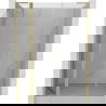 Mexen Mist L ușă de duș batantă 135 cm, transparentă, auriu periat - 8A4L-135-001-55-00