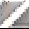 Mexen Mist L ușă de duș batantă 145 cm, transparent, cupru periat - 8A4L-145-001-65-00