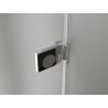 Cabină de duș stângă batantă Mexen Lunar-B 75 x 70 cm, transparent, crom - 832-075-070-01-00-L