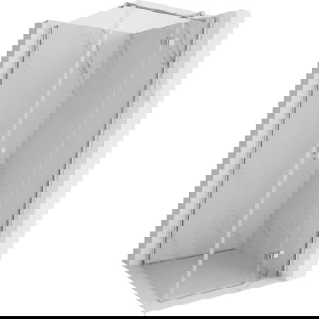 Mexen Mist H T cabină de duș cu ușă batantă dreapta 80 x 80 cm, transparent, crom - 8A5T-080-080-01-00-P