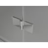 Mexen Mist H T cabină de duș rabatabilă dreapta 70 x 110 cm, transparent, crom - 8A5T-070-110-01-00-P