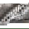 Mexen Lunar-B cabină de duș dreptunghiulară dreaptă 90 x 70 cm, transparent, crom - 832-090-070-01-00-P