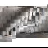 Mexen Lunar-B cabină de duș pivotantă dreapta 100 x 100 cm, transparent, crom - 832-100-100-01-00-P