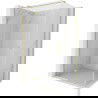 Cabină de duș stânga pivotantă Mexen Mist H T 70 x 80 cm, transparent, aur periat - 8A5T-070-080-55-00-L