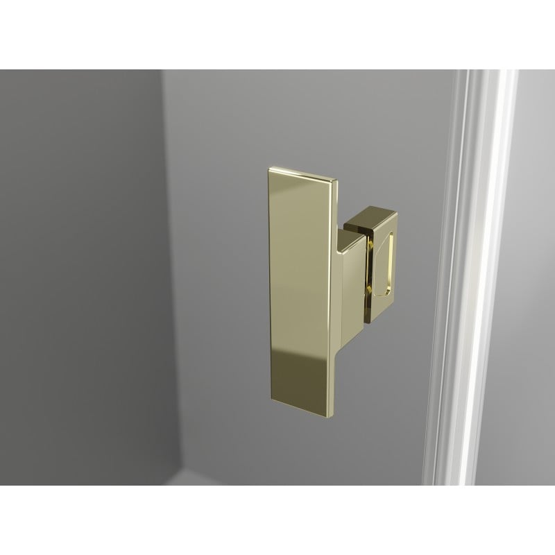 Mexen Mist-H T nyíló zuhanykabin jobb oldali 70 x 80 cm, átlátszó, arany - 8A5T-070-080-50-00-P