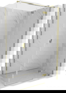 Mexen Mist-H T zuhanykabin nyíló ajtóval jobb 115 x 80 cm, átlátszó, arany - 8A5T-115-080-50-00-P