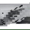 Mexen Apia cabină de duș extensibilă 140 x 80 cm, transparent, Neagră + cadă de duș Flat, Albă- 840-140-080-70-00-4010B