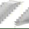 Mexen Mist H T cabină de duș pivotantă dreapta 95 x 90 cm, transparent, auriu - 8A5T-095-090-50-00-P