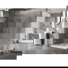Mexen Lunar-B L cabină de duș pivotantă stânga 90 x 80 cm, transparent, crom - 832L-090-080-01-00-L