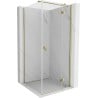 Mexen Mist H T cabină de duș cu ușă dreaptă 95 x 95 cm, transparent, aurie - 8A5T-095-095-50-00-P