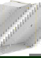 Mexen Mist-H T jobb nyíló zuhanykabin 110 x 95 cm, átlátszó, arany - 8A5T-110-095-50-00-P