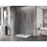 Mexen Lunar-B L cabină de duș cu deschidere stânga 100 x 90 cm, transparent, crom - 832L-100-090-01-00-L