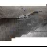 Cabină de duș Mexen Lunar-B, cu ușă pivotantă, stânga, 90 x 90 cm, transparent, aurie periată - 832-090-090-55-00-L