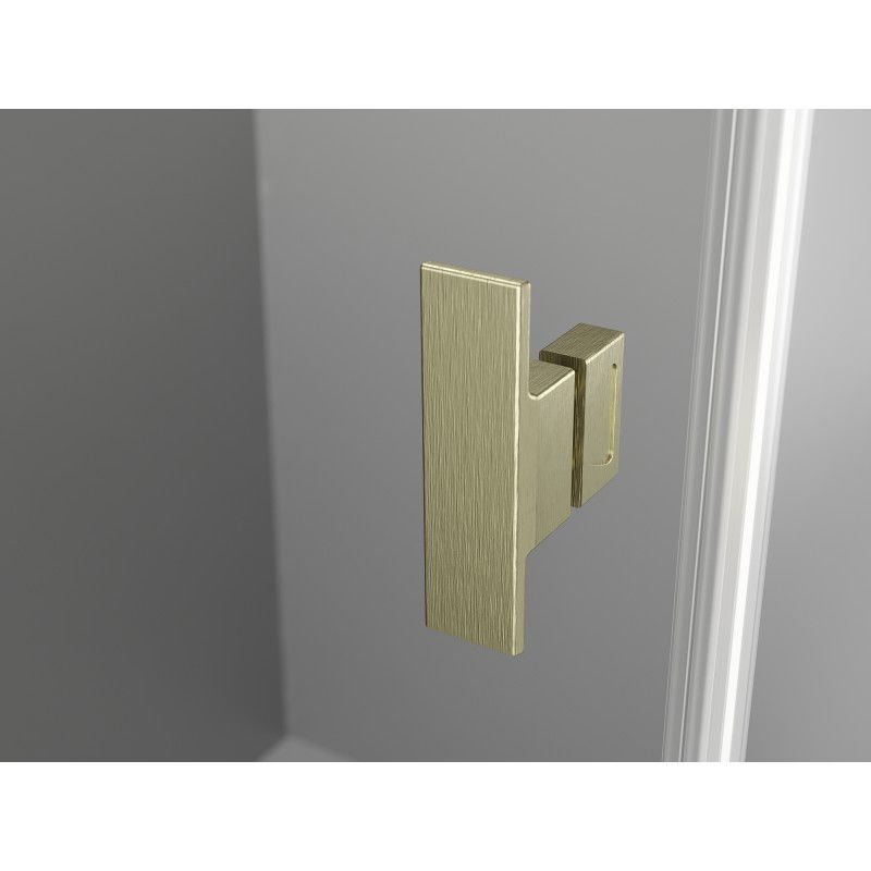 Mexen Mist-H T nyíló zuhanykabin balos 70 x 95 cm, átlátszó, arany csiszolt - 8A5T-070-095-55-00-L