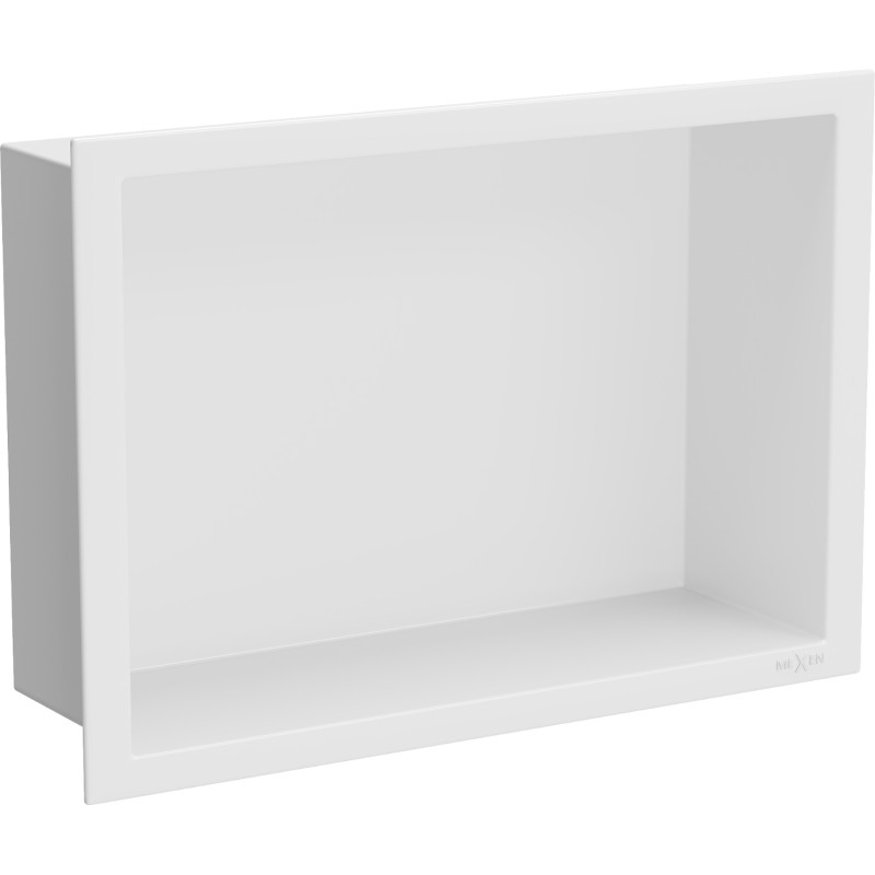 Mexen X-Wall-R fülkés polc peremmel 30 x 20 cm, fehér - 1920302010