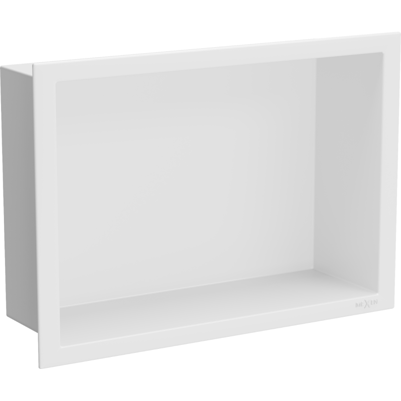 Mexen X-Wall-R raft de încastrare cu flanșă 30 x 20 cm, Albă - 1920302010