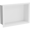 Mexen X-Wall-R fürdőszoba süllyesztett polc kerettel 30 x 20 cm, Fehér - 1920302010