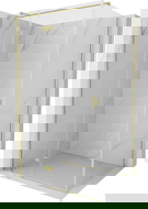 Mexen Mist-H T sarokkabin nyílóajtós, balos 90 x 110 cm, átlátszó, arany szálcsiszolt - 8A5T-090-110-55-00-L