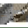 Mexen X-Wall-R fürdőszoba süllyesztett polc kerettel 30 x 30 cm, inox - 1910303010