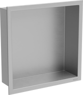 Mexen X-Wall-R 30 x 30 cm-es, peremmel rendelkező fülkeszerű polc, inox - 1910303010