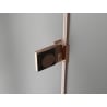 Mexen Lunar-B cabină de duș pivotantă dreapta 90 x 70 cm, transparent, aur roz - 832-090-070-60-00-P