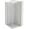 Cabină de duș dreapta Mexen Mist H T 85 x 85 cm, transparent, auriu periat - 8A5T-085-085-55-00-P