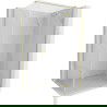 Mexen Mist H T cabină de duș cu deschidere dreaptă 75 x 90 cm, transparent, auriu periat - 8A5T-075-090-55-00-P