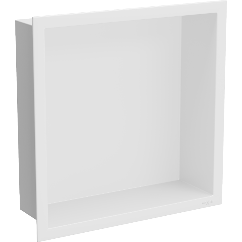 Mexen X-Wall-R niche polc peremmel 30 x 30 cm, fehér - 1920303010