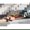 Cadă independentă Mexen Glass earth transparentă 170 x 85 cm, dop crom - 58061708505