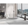 Mexen Glass cadă de baie freestanding transparentă 170 x 85 cm, clear, dop crom - 58061708508