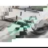 Mexen Glass teal szabadon álló átlátszó kád 170 x 85 cm, krómozott leeresztő - 58061708511
