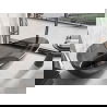 Mexen Glass negru cadă freestanding transparentă 160 x 80 cm, capac crom - 58061608013