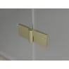 Mexen Mist H T cabină de duș batantă dreapta 85 x 95 cm, transparent, auriu periat - 8A5T-085-095-55-00-P