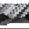 Mexen Apia cabină de duș extensibilă 140 x 70 cm, transparent, Neagră + cadă de duș Flat, Neagră - 840-140-070-70-00-4070B