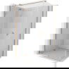 Mexen Mist H T cabină de duș pivotantă stânga 75 x 90 cm, transparent, cupru periat - 8A5T-075-090-65-00-L