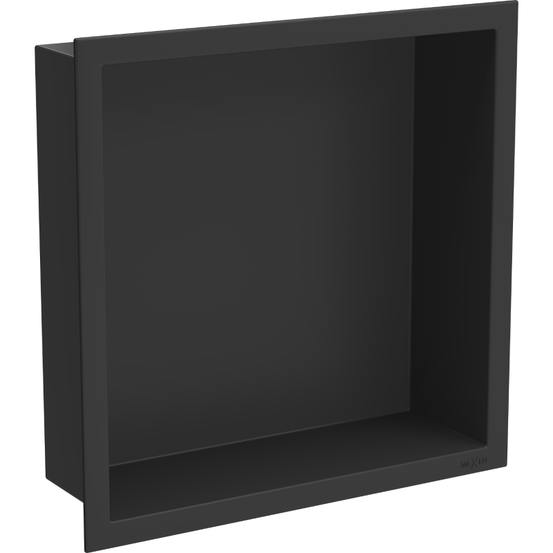 Mexen X-Wall-R raft încastrat cu guler, 30 x 30 cm, negru - 1970303010