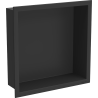 Mexen X-Wall-R raft încastrat cu flanșă 30 x 30 cm, negru - 1970303010