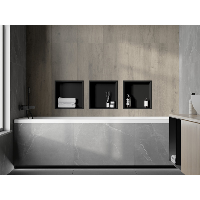 Mexen X-Wall-R 30 x 30 cm-es peremes fali polc, fekete - 1970303010