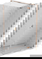 Mexen Mist-H T cabină de duș cu deschidere dreapta 100 x 80 cm, transparent, cupru periat - 8A5T-100-080-65-00-P