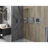 Mexen X-Wall-R raft încastrat cu flanșă și raft 30 x 30 cm, inox - 1910303010S