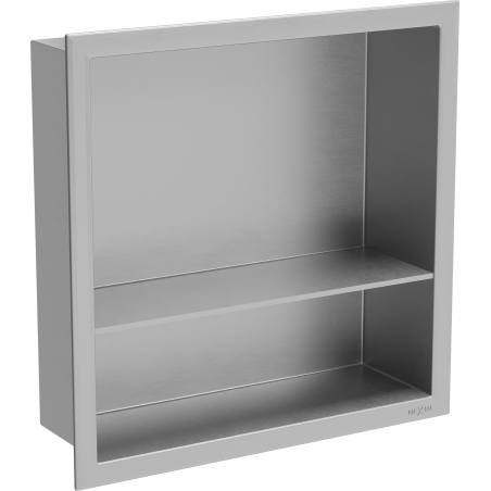 Mexen X-Wall-R raft încastrat cu ramă și raft 30 x 30 cm, inox - 1910303010S