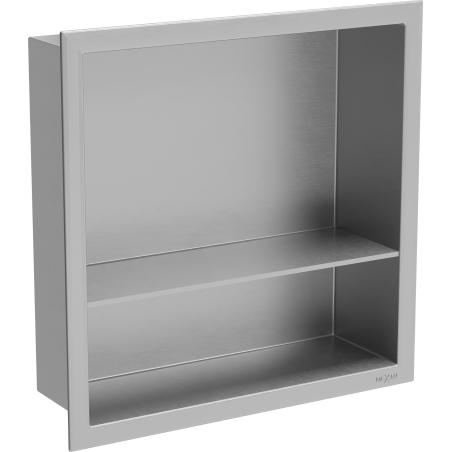 Mexen X-Wall-R raft nișă cu flanșă și raft 30 x 30 cm, inox - 1910303010S