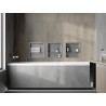 Mexen X-Wall-R raft nișă cu flanșă și raft 30 x 30 cm, inox - 1910303010S