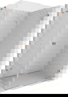 Mexen Lunar-B cabina de duș cu deschidere spre dreapta 95 x 70 cm, transparentă, cupru periat - 832-095-070-65-00-P