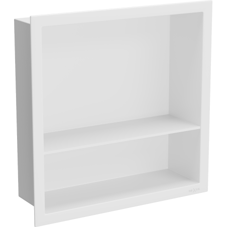 Mexen X-Wall-R raft încastrat cu flanșă și raft 30 x 30 cm, Albă - 1920303010S