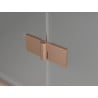Mexen Mist H T cabină de duș cu deschidere dreapta 85 x 95 cm, transparent, cupru periat - 8A5T-085-095-65-00-P