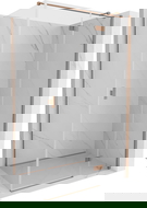 Mexen Mist-H T cabina de duș basculantă dreaptă 115 x 95 cm, transparentă, cupru periat - 8A5T-115-095-65-00-P